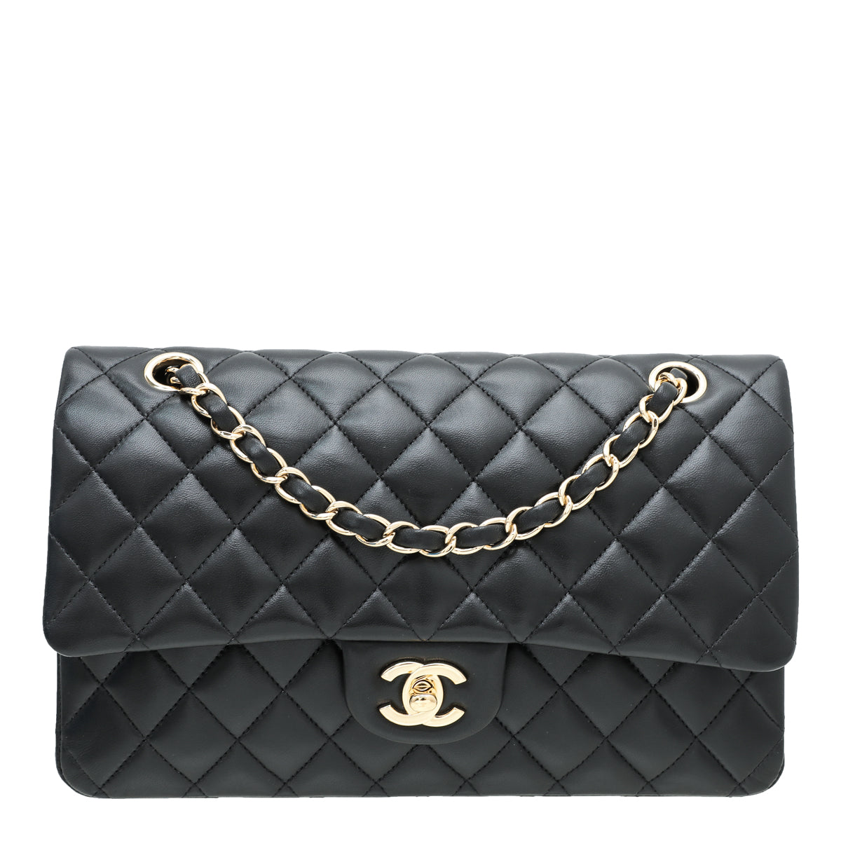 Chanel Black Classic Double Flap Bag-Chanel-THE CLOSET