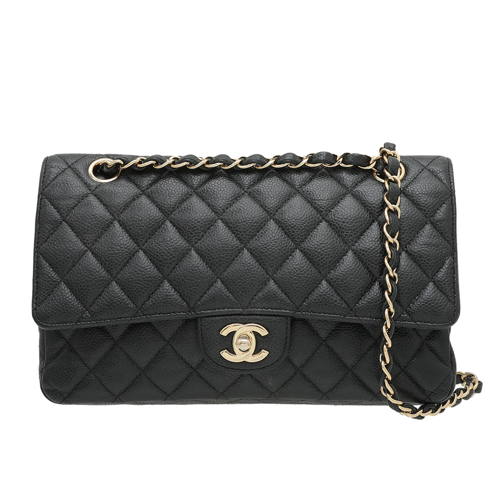 Chanel Black Classic Double Flap Medium Bag-Chanel-THE CLOSET