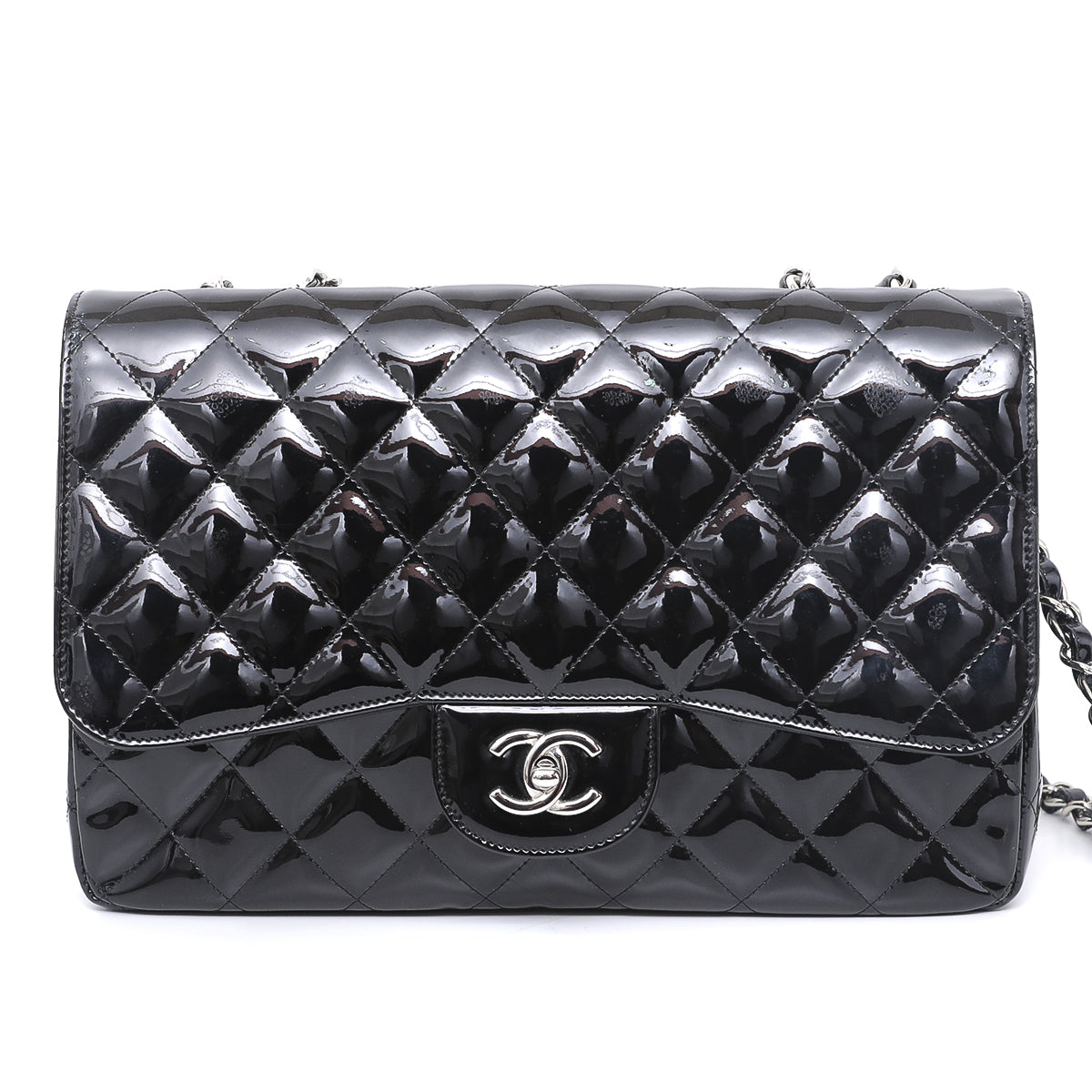 Chanel Black Classic Flap Jumbo Bag-Chanel-THE CLOSET
