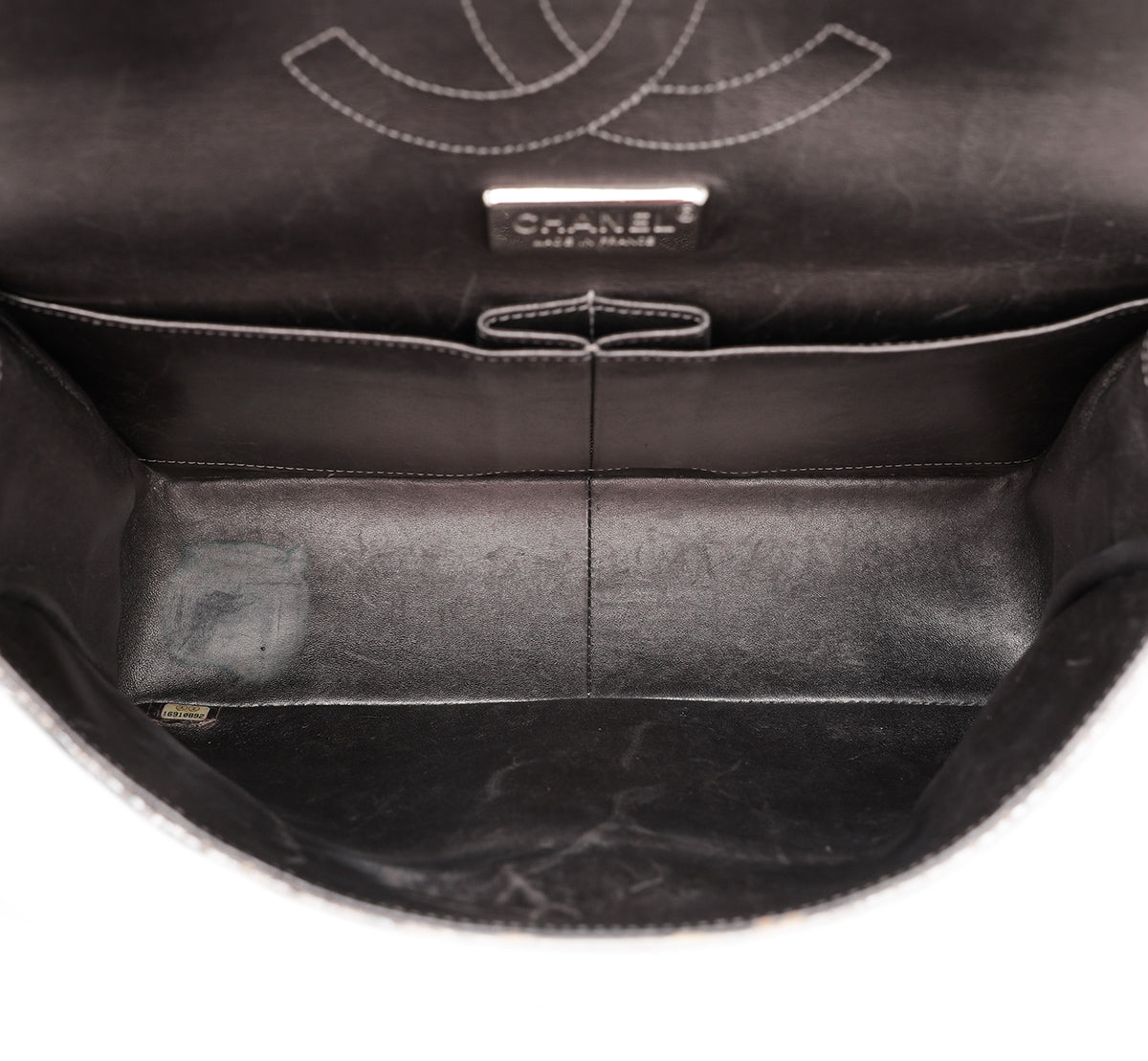 Chanel Metallic Beige Ombre Python Classic Flap Bag Jumbo-Chanel-THE CLOSET