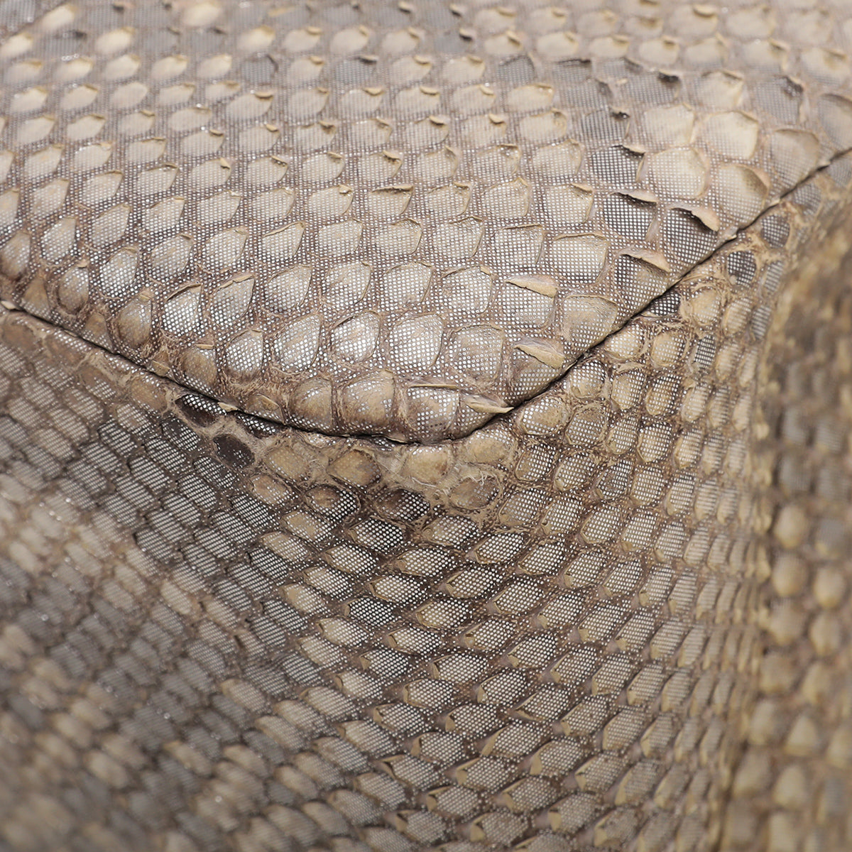 Chanel Metallic Beige Ombre Python Classic Flap Bag Jumbo-Chanel-THE CLOSET