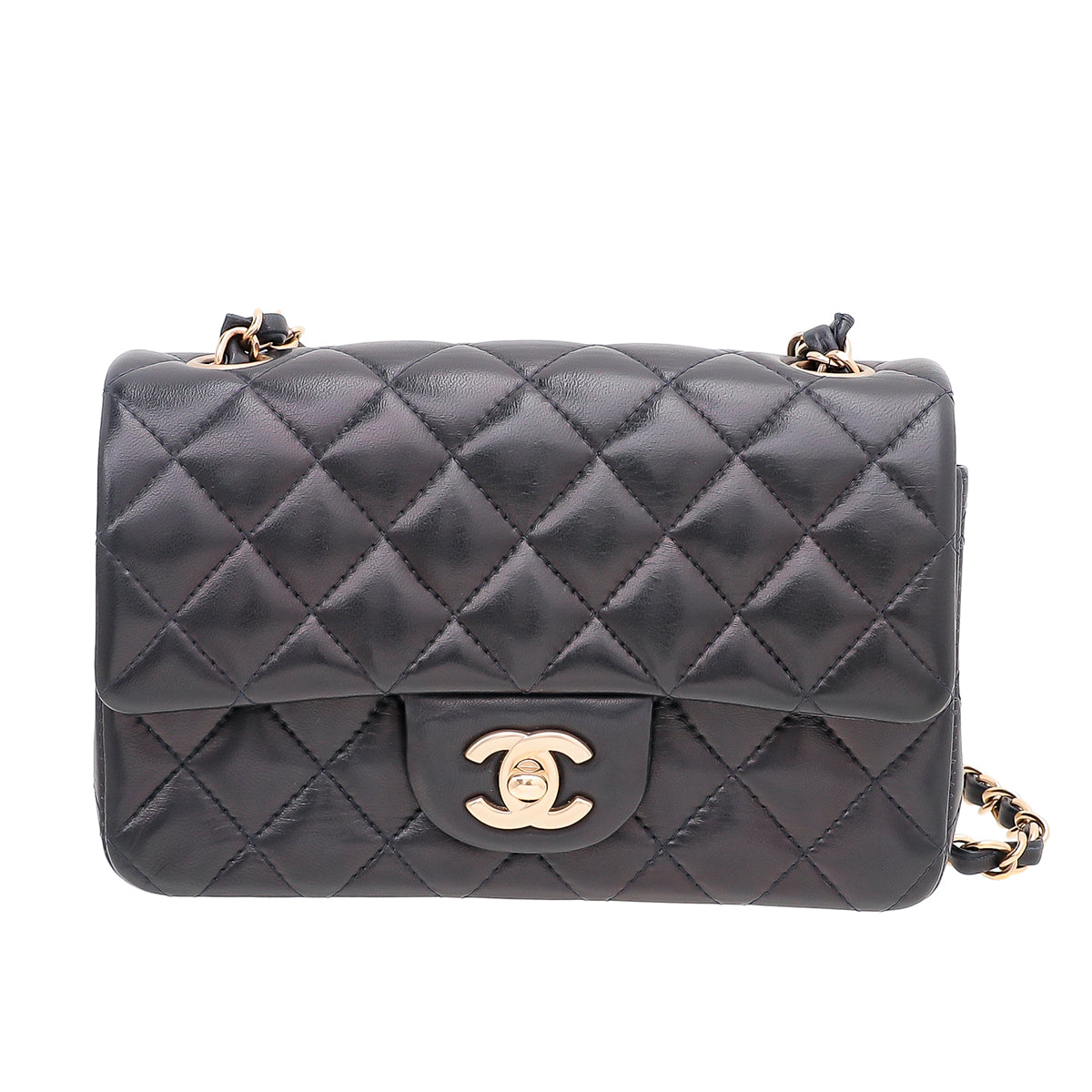 Chanel Midnight Blue Classic Mini Flap Bag