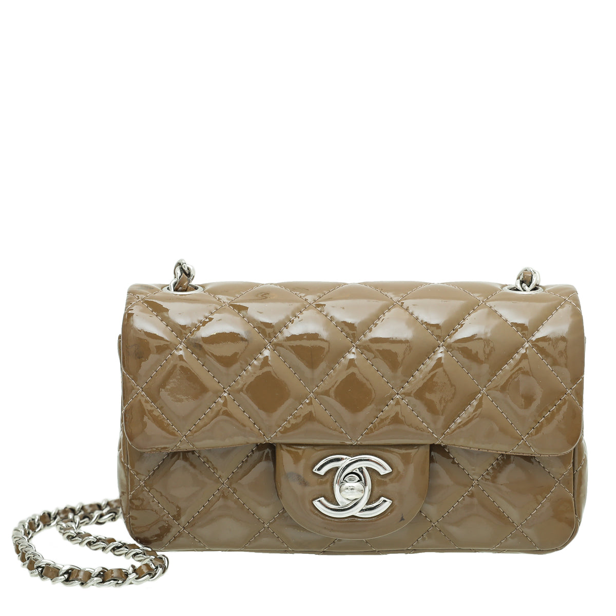 Chanel Olive Classic Mini Flap Bag-Chanel-THE CLOSET