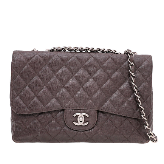 Chanel Brown Classic Single Flap Bag
