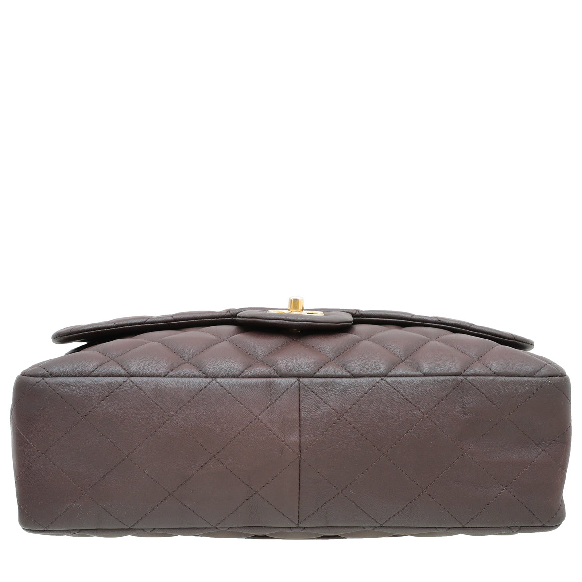 Chanel Chocolate Brown Classic Single Flap Jumbo Bag-Chanel-THE CLOSET