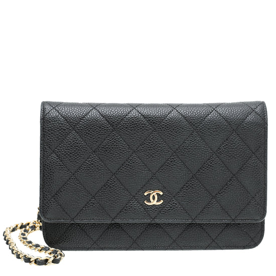 Chanel Black Classic Wallet On Chain