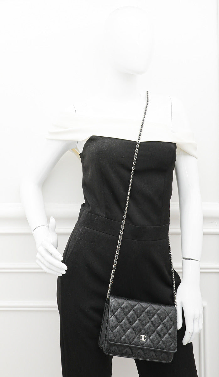 Chanel Black Classic Wallet On Chain-Chanel-THE CLOSET