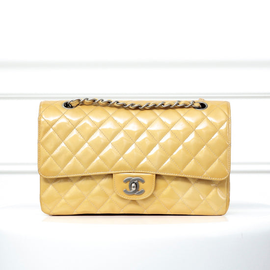 Chanel Yellow Classic Flap Medium
