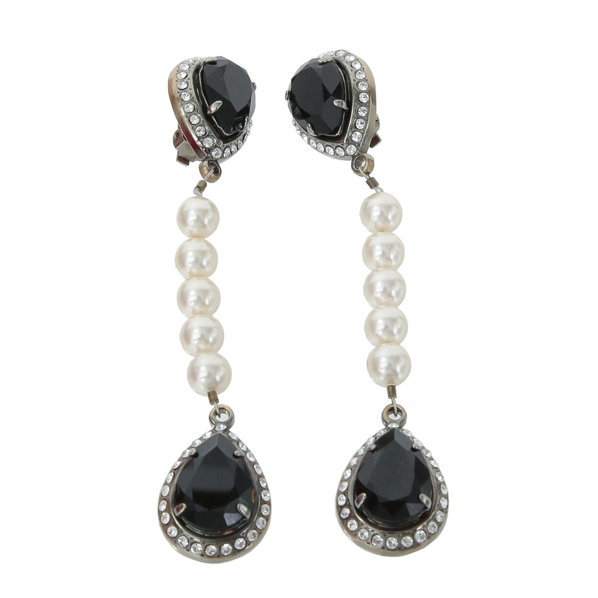 Chanel Clip on Long Earrings-Chanel-THE CLOSET