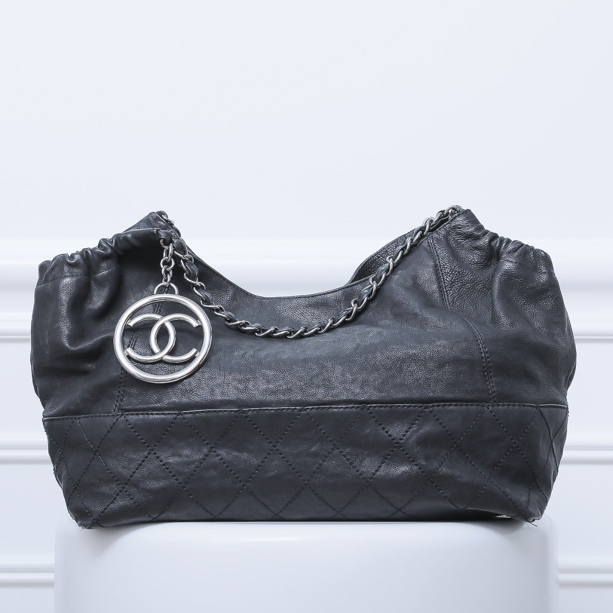 Chanel Black Coco Cabas Medium Bag