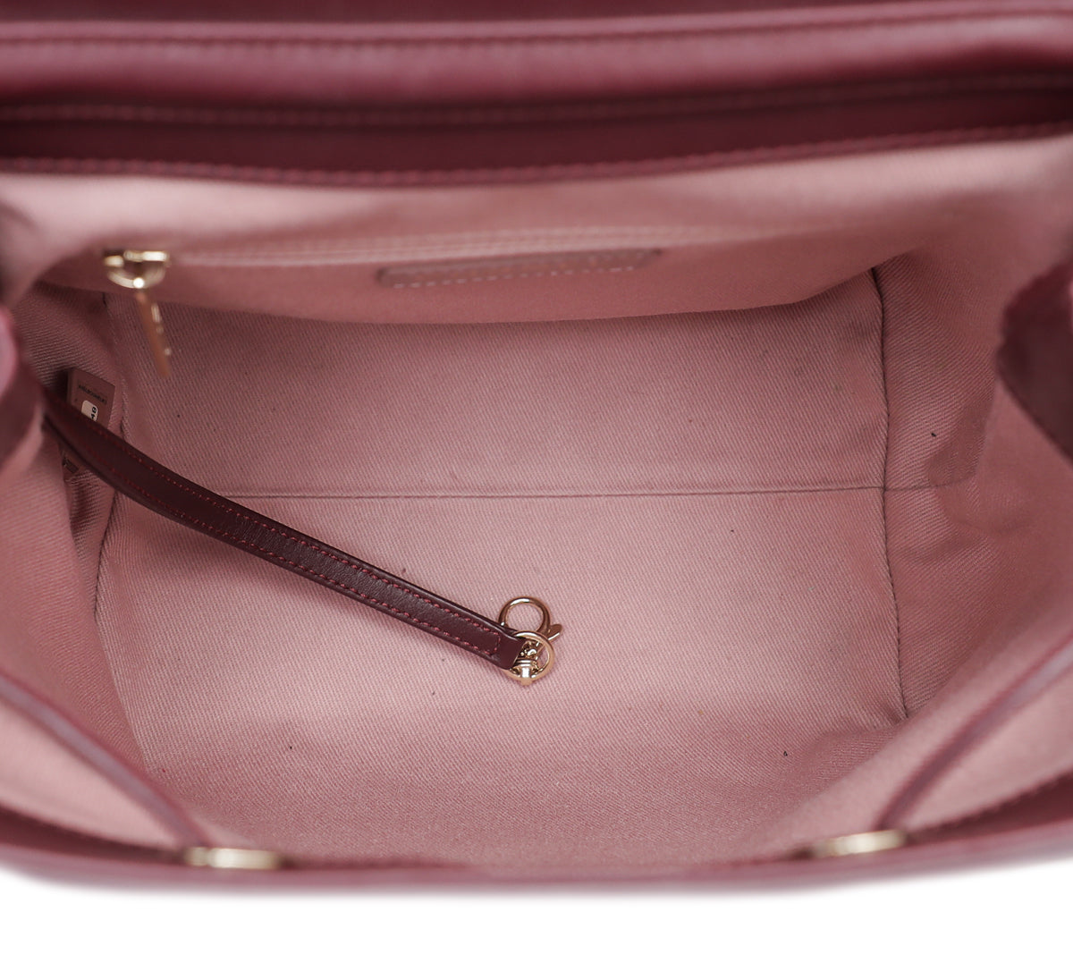 Chanel Burgundy Coco Chevron Backpack Bag