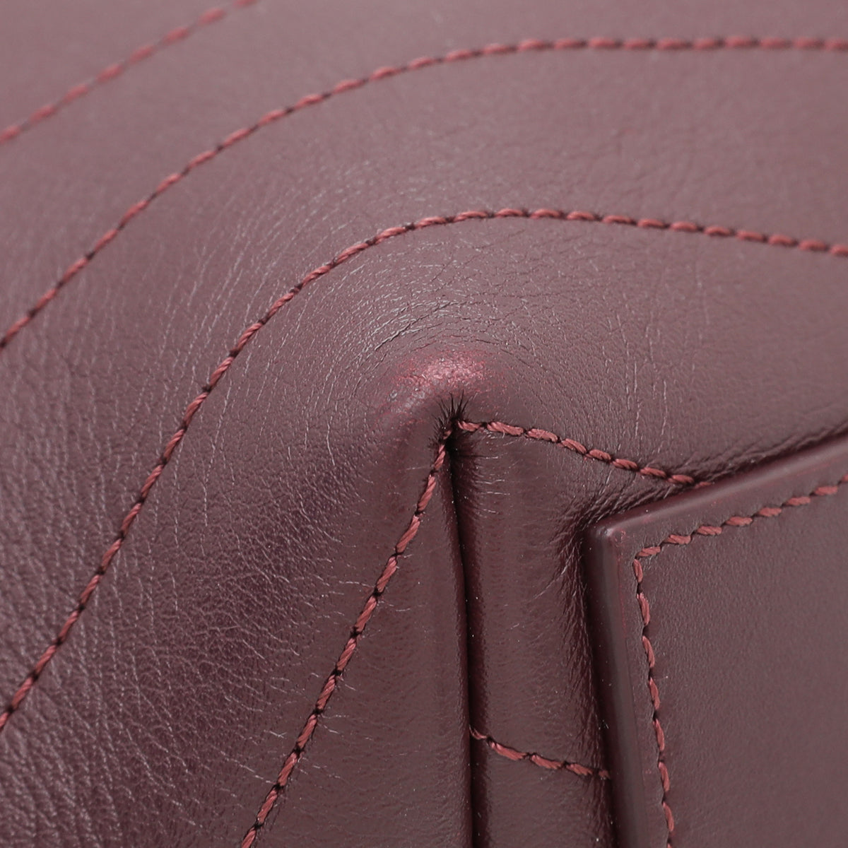 Chanel Burgundy Coco Chevron Backpack Bag-Chanel-THE CLOSET