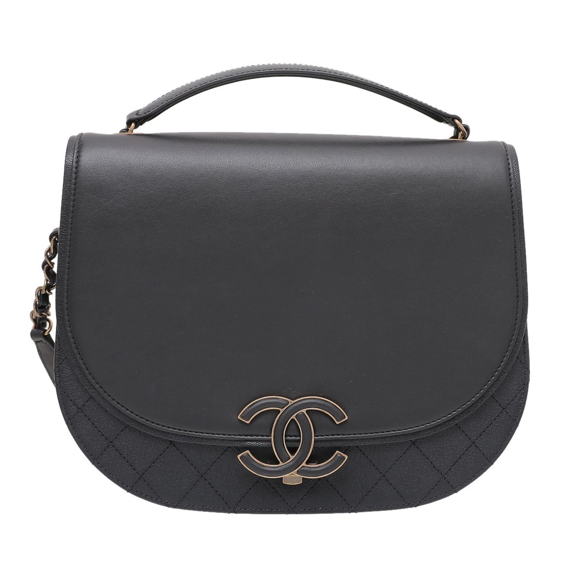 Chanel Black Coco Curve Messenger Bag-Chanel-THE CLOSET