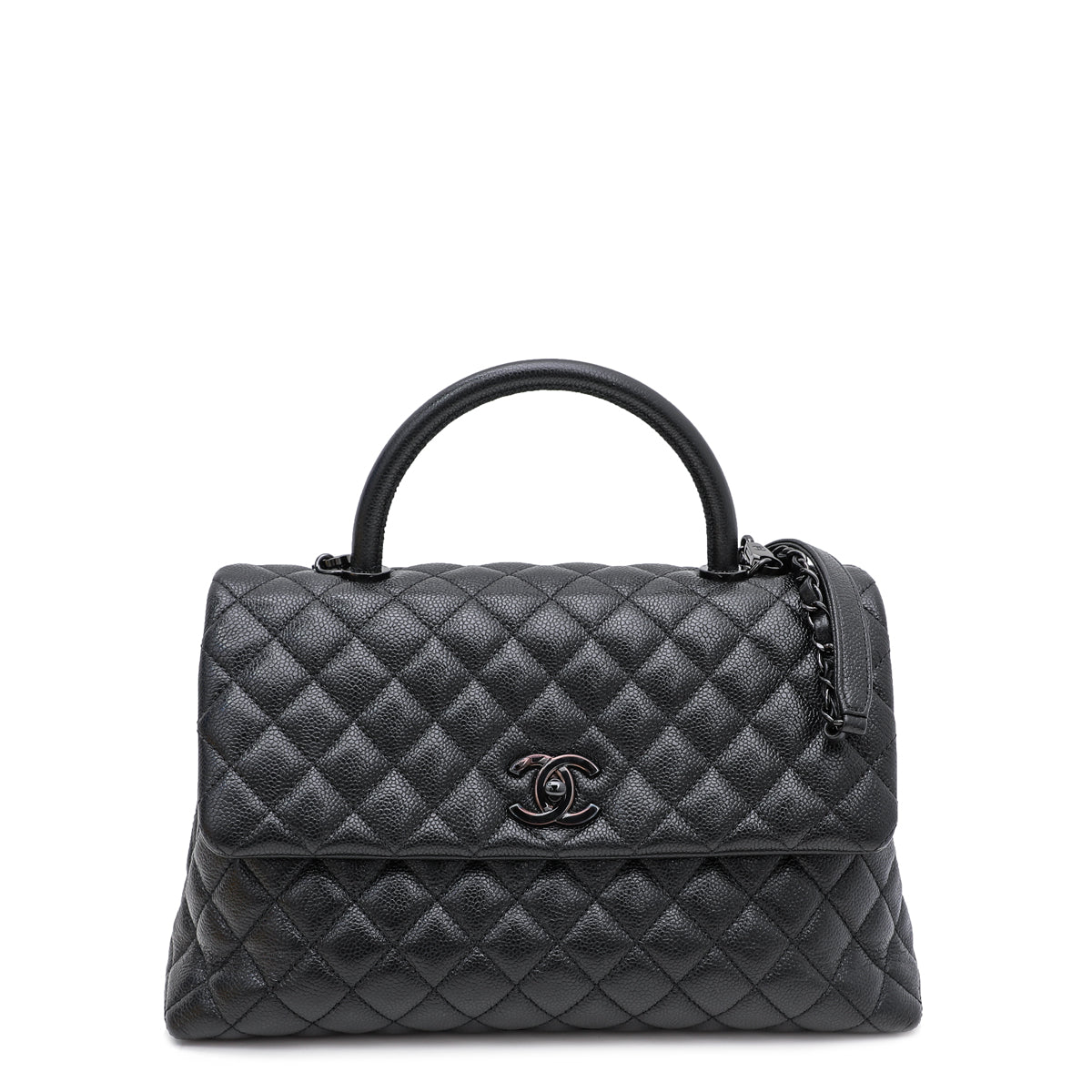 Chanel Black Coco Handle So Bag – The Closet