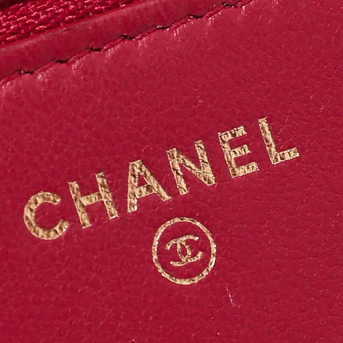 Chanel Dark Red CC Diamond Bag