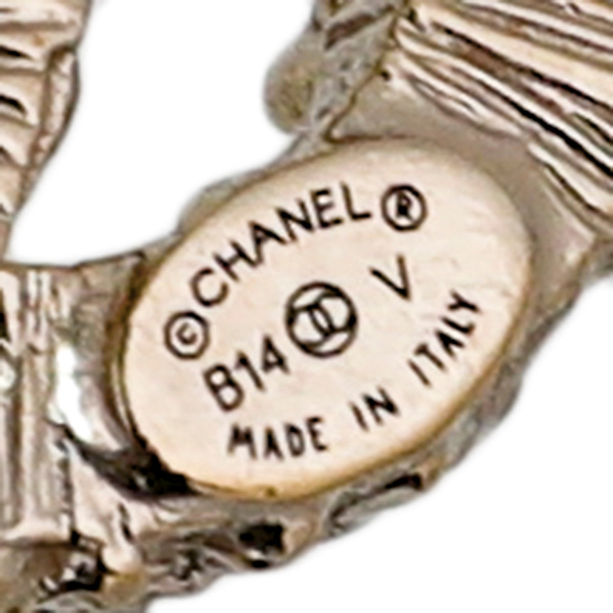 Chanel Black CC Enamel Baroque Stud Earrings-Chanel-THE CLOSET