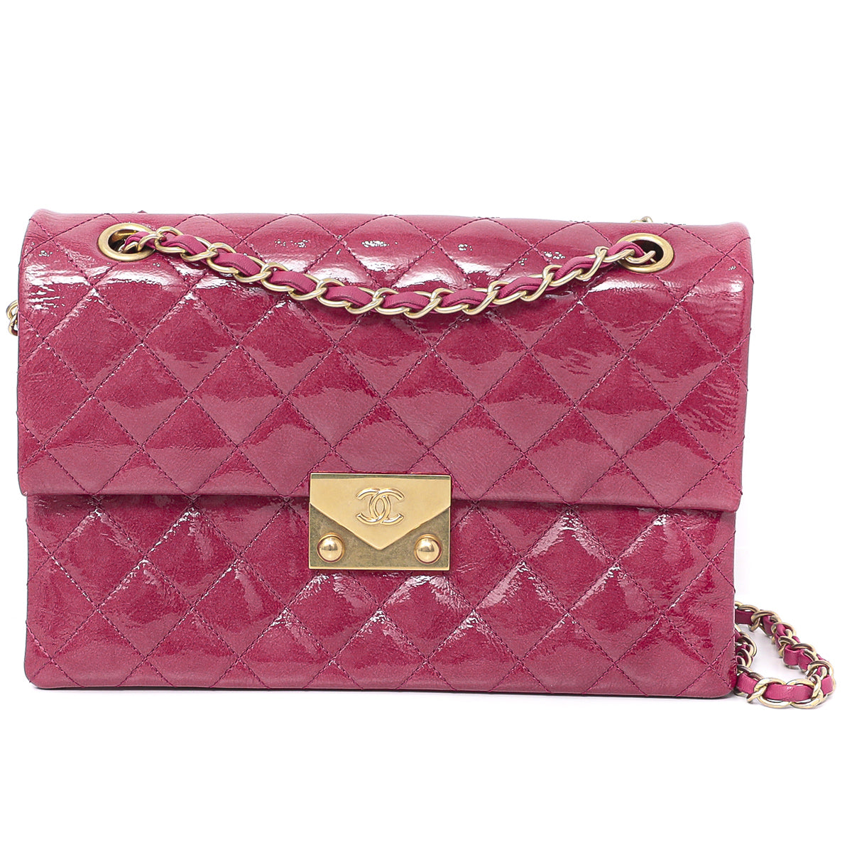 Chanel Hibiscus Envelope Lock 3 Bag Small