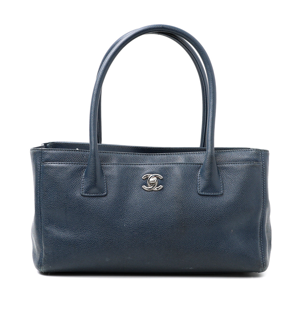 Chanel Blue Executive Cerf Tote Bag