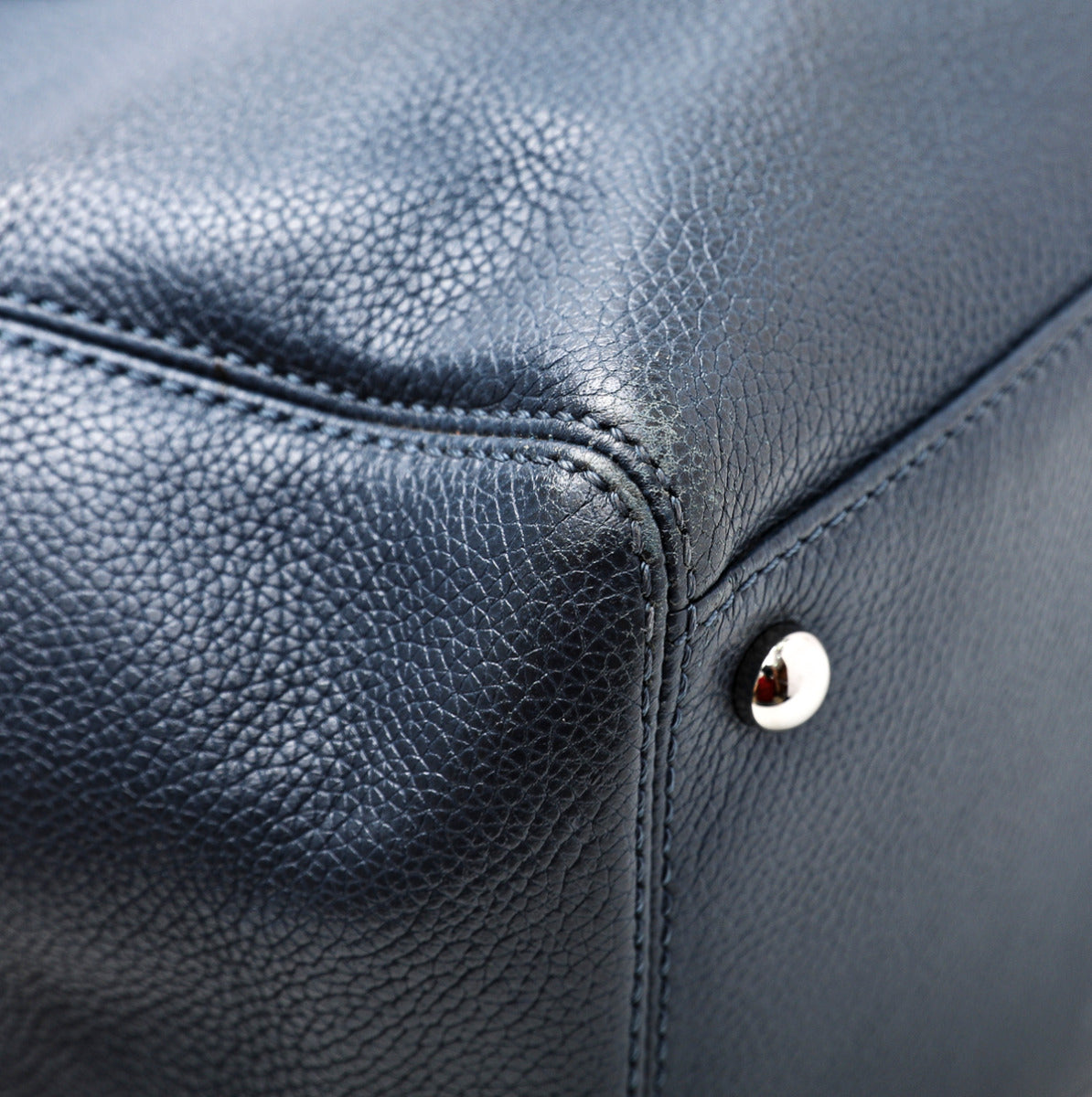 Chanel Blue Executive Cerf Tote Bag-Chanel-THE CLOSET