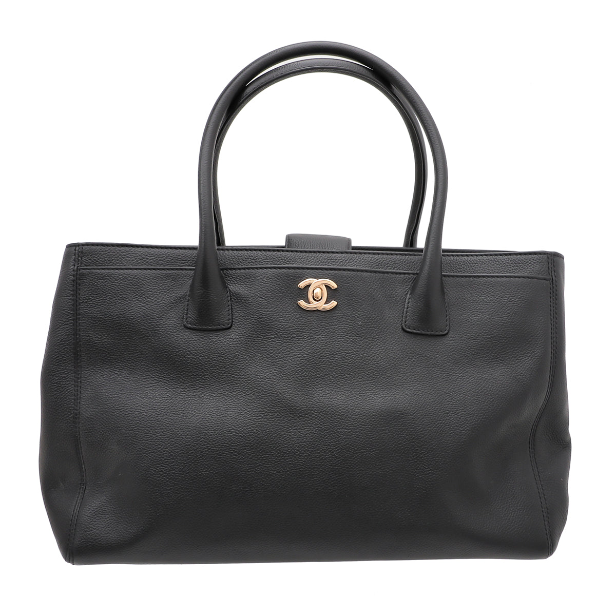 Chanel Black Executive Cerf Tote Bag-Chanel-THE CLOSET