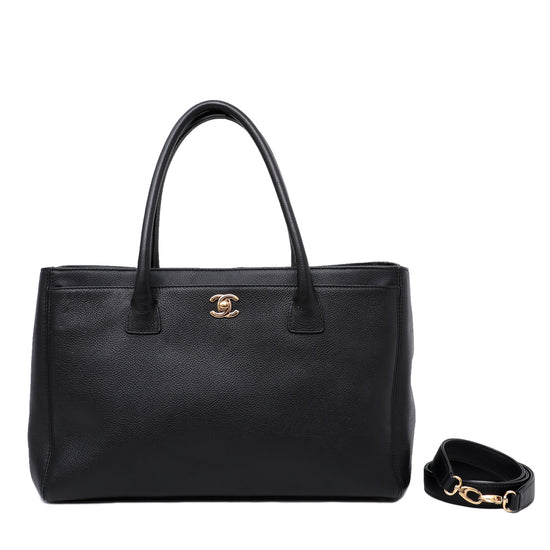 Chanel executive cerf tote xl black