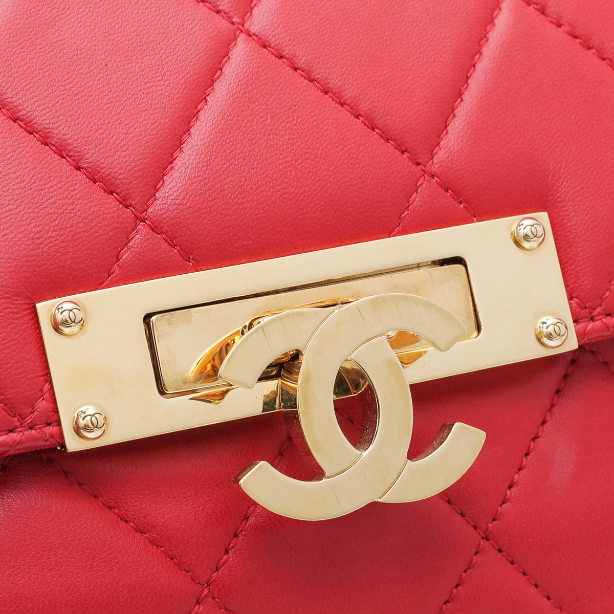 Chanel Red Golden Class Flap Bag-Chanel-THE CLOSET