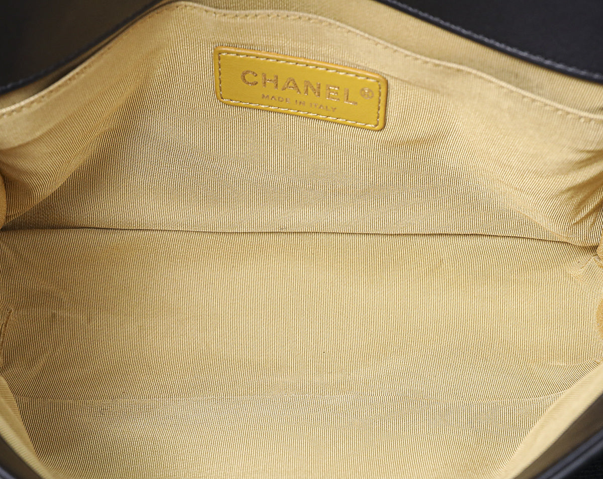 Chanel Black Crocodile Graffiti Boy Bag-Chanel-THE CLOSET