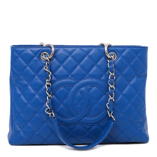 Chanel Sapphire Blue Gst Bag Medium