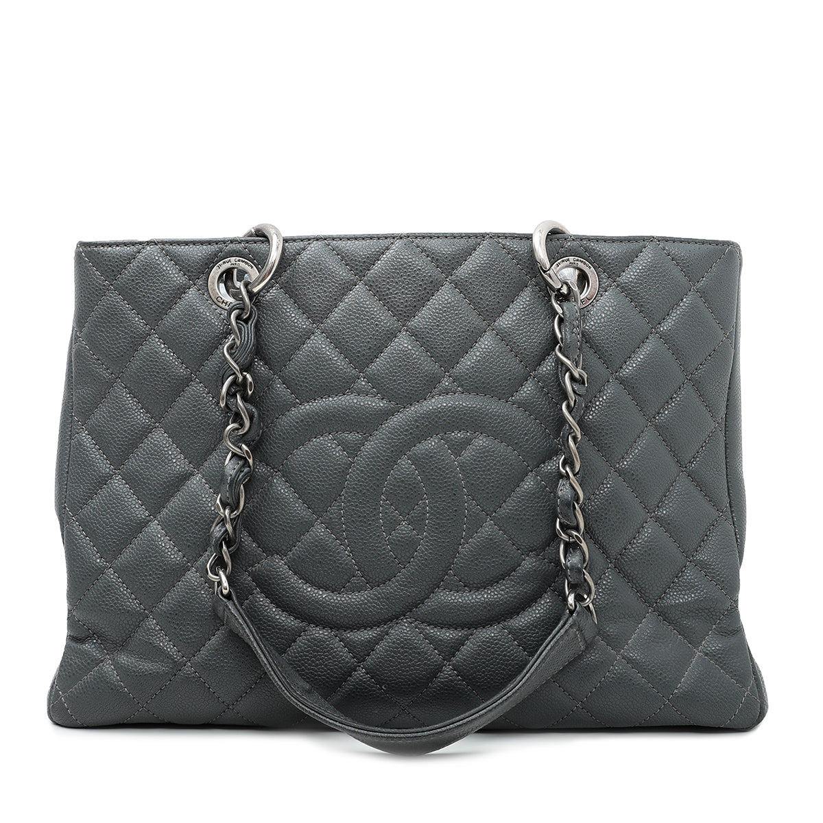 Chanel Gray GST Bag Medium-Chanel-THE CLOSET