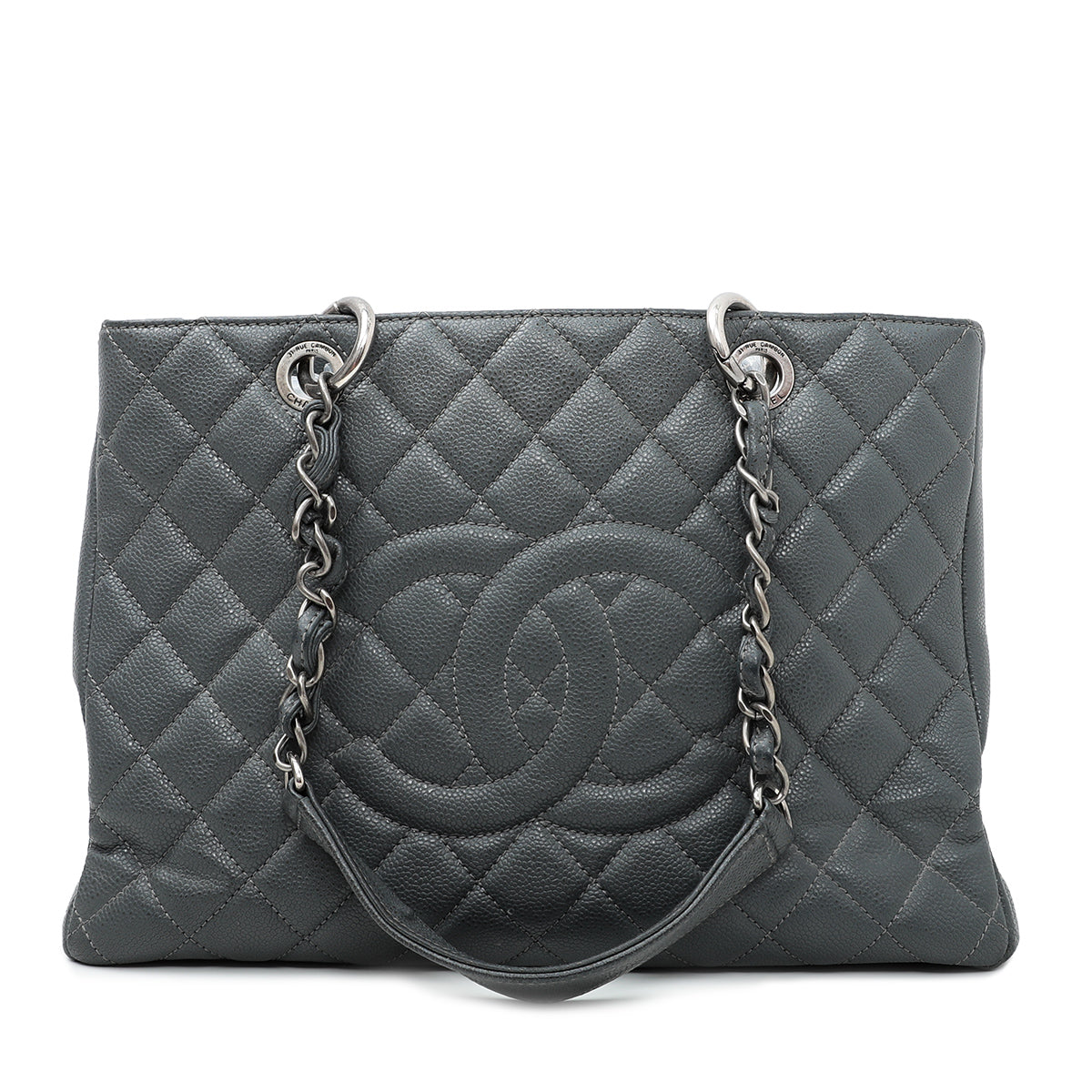 Chanel Gray GST Bag Medium