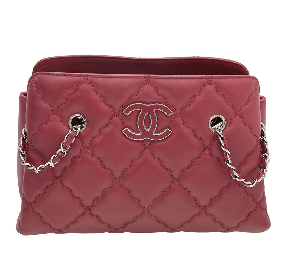 Chanel Maroon Hampton Shopping Bag-Chanel-THE CLOSET