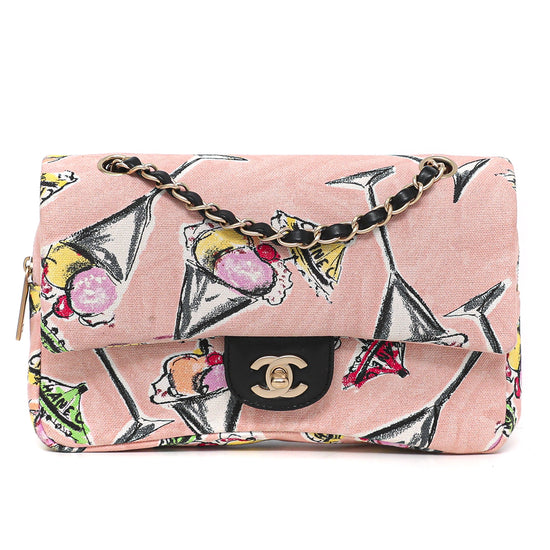 Chanel Ice Cream Print Hobo - Pink Shoulder Bags, Handbags