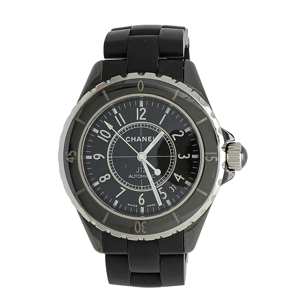 Chanel Black J12 Automatic 41mm Watch