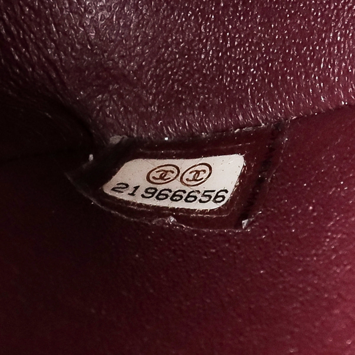 Chanel Maroon Jersey Classic Flap Bag