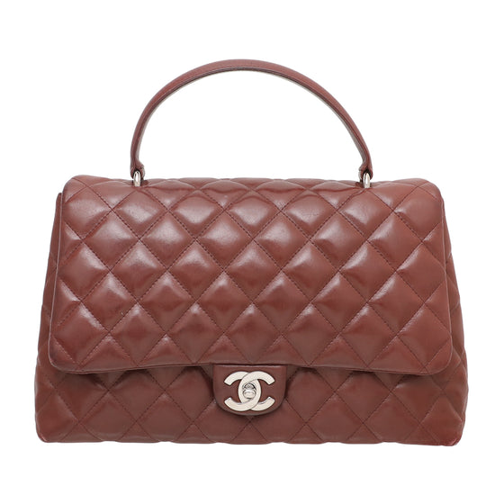 Chanel Reddish Brown Kelly Flap Medium Bag
