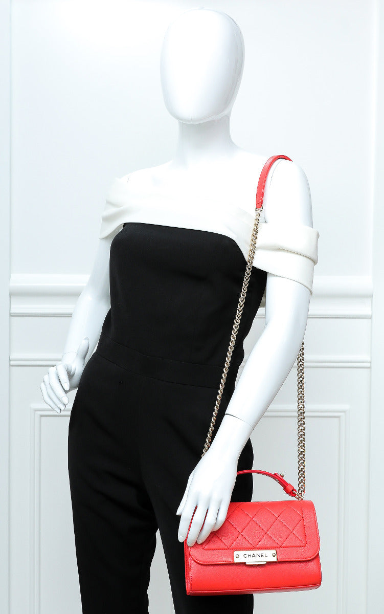 Chanel Coral Label Click Flap Small Bag-Chanel-THE CLOSET