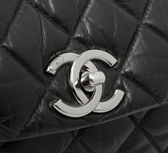 Chanel Black Lady Pearly Flap Bag