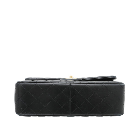 Chanel Black CC Classic Double Flap Jumbo Bag – The Closet