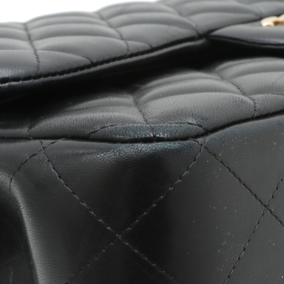 Chanel Black Double Flap Jumbo Bag