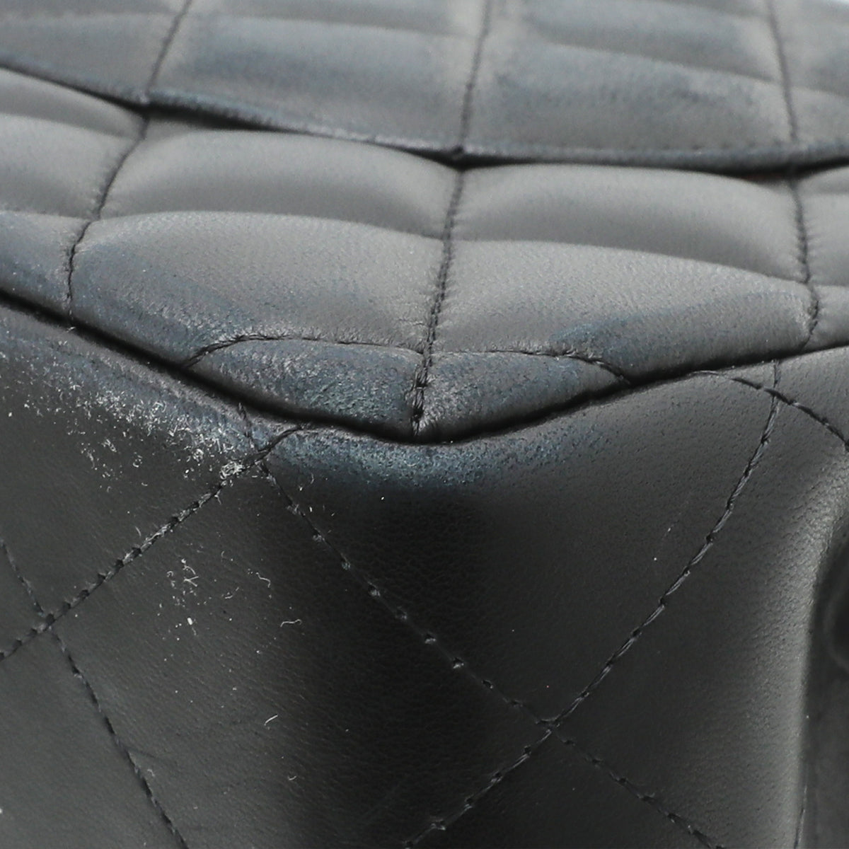 Chanel Black Double Flap Jumbo Bag-Chanel-THE CLOSET