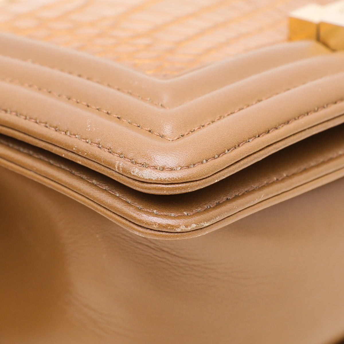 Chanel Mocca Alligator Le Boy Small Flap Bag-Chanel-THE CLOSET