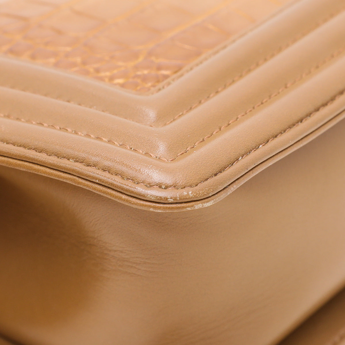 Chanel Mocca Alligator Le Boy Small Flap Bag-Chanel-THE CLOSET