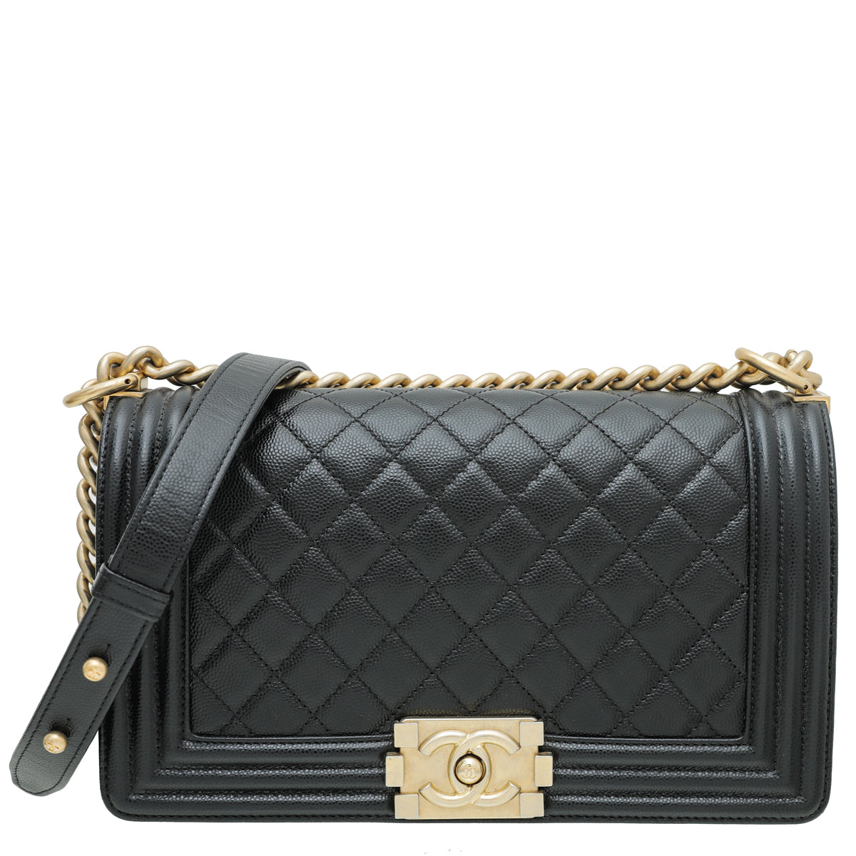 Chanel Black Le Boy Bag Medium-Chanel-THE CLOSET
