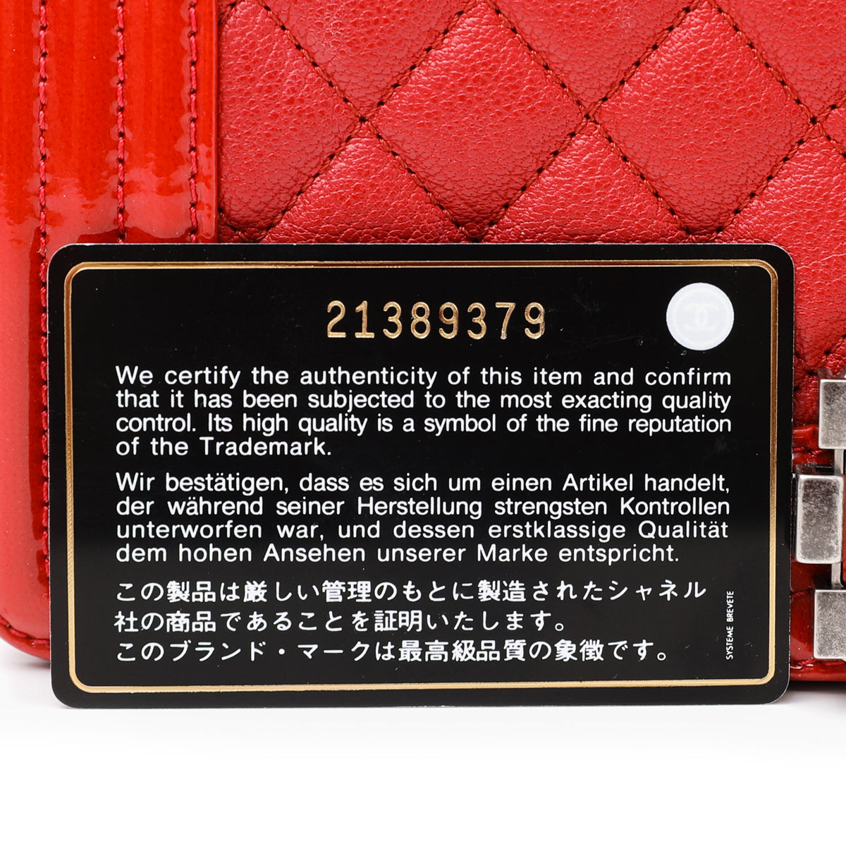 Chanel Red Le Boy Bag-Chanel-THE CLOSET