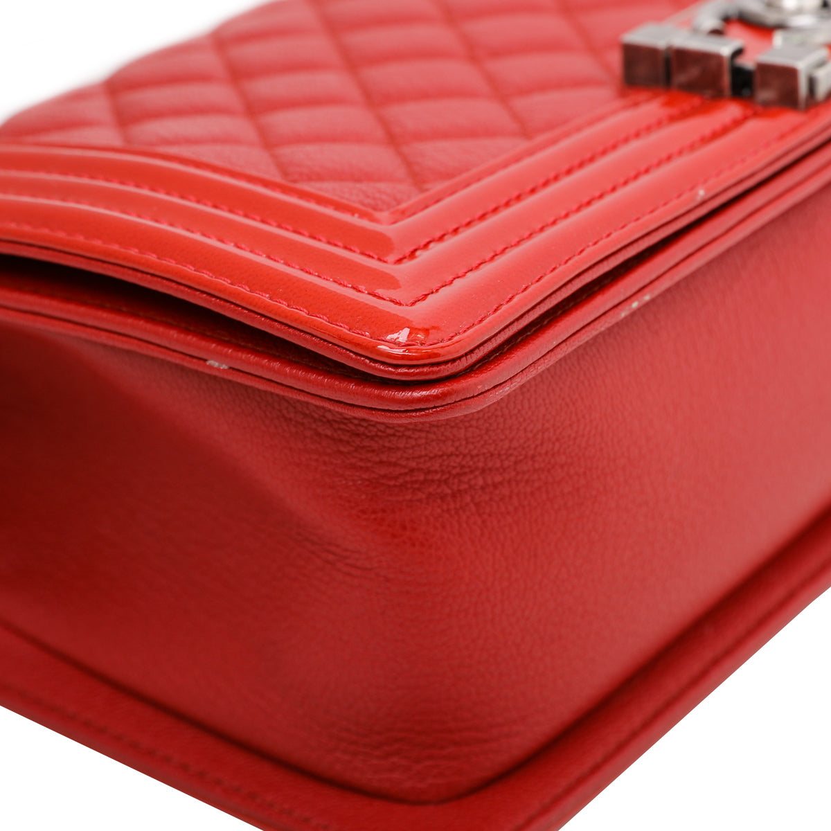 Chanel Red Le Boy Bag