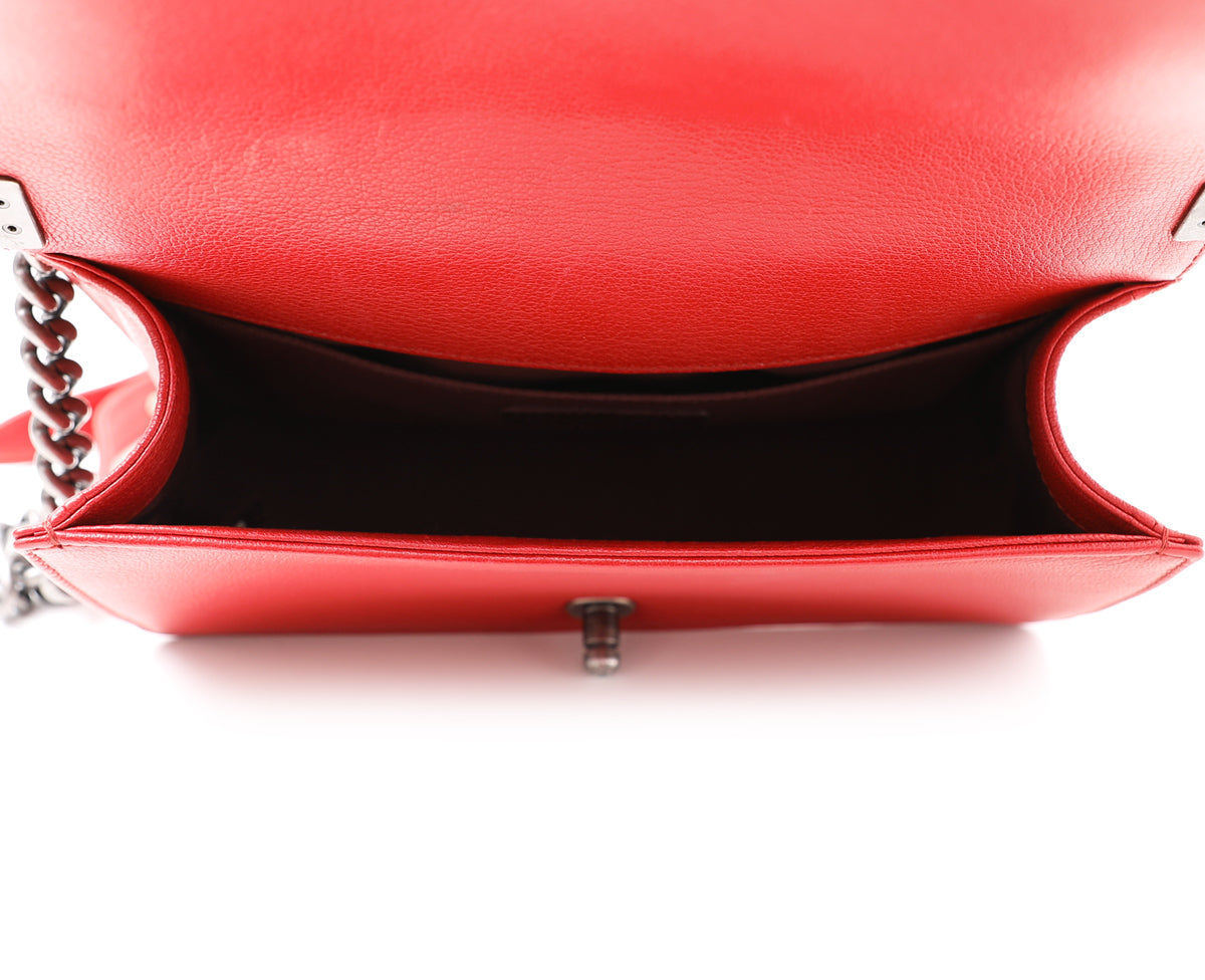 Chanel Red Le Boy Bag-Chanel-THE CLOSET