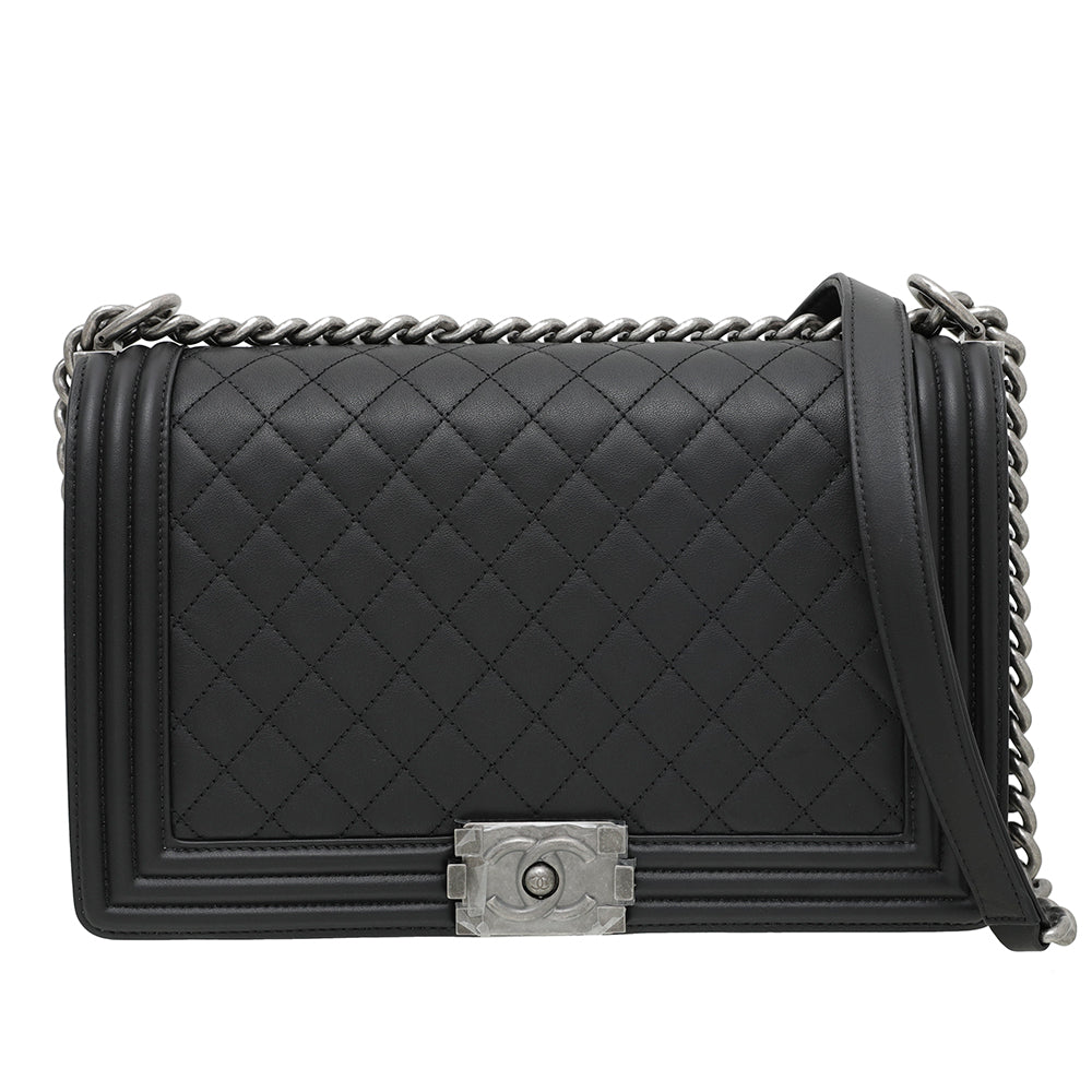 Chanel Black Le Boy New Medium Bag-Chanel-THE CLOSET