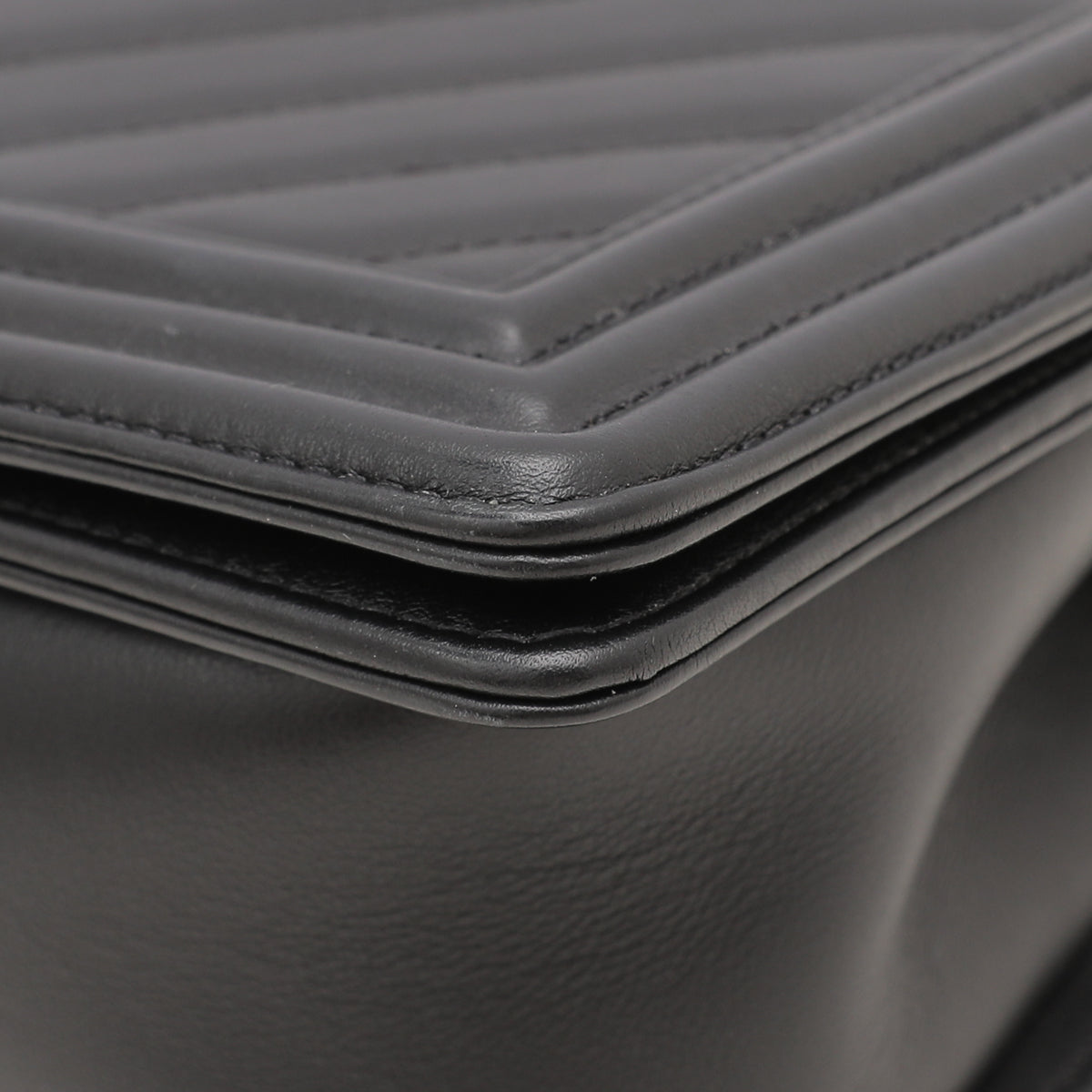 Chanel Black Chevron Le Boy Flap Bag-Chanel-THE CLOSET