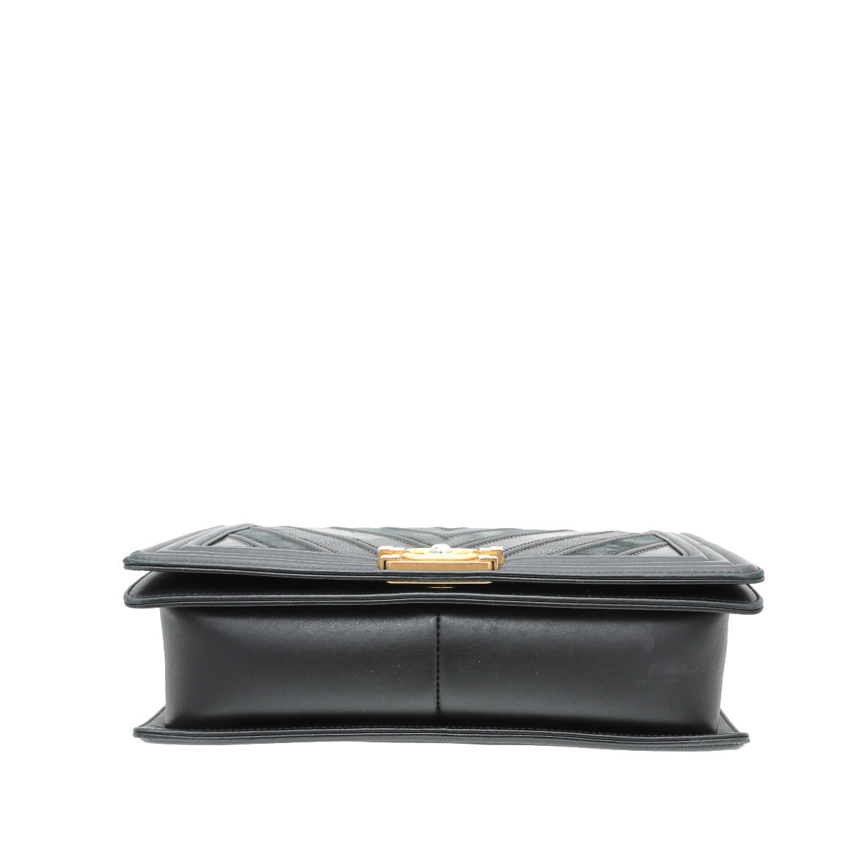 Chanel Black Le Boy Chevron Mix New Medium Bag-Chanel-THE CLOSET