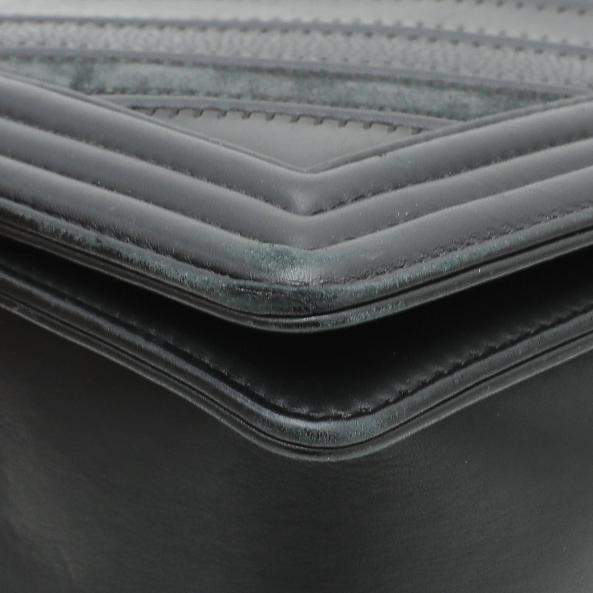 Chanel Black Le Boy Chevron Mix New Medium Bag-Chanel-THE CLOSET